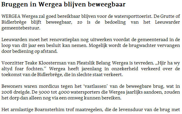 bruggen beweegbaar