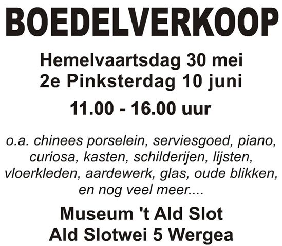 ald slot boedelverkoop