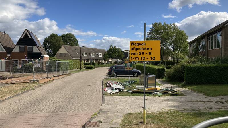 wergea kooistraweg afgesloten
