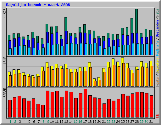 Dagelijks bezoek - maart 2008
