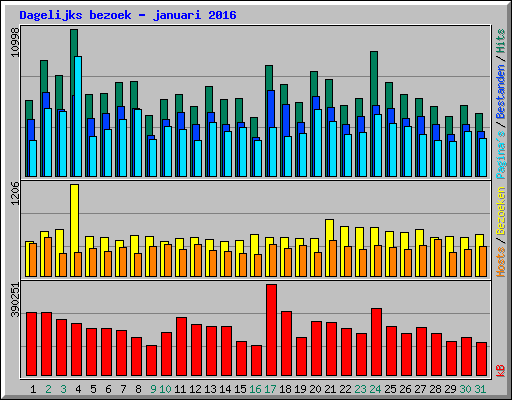Dagelijks bezoek - januari 2016