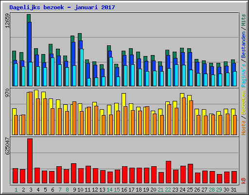 Dagelijks bezoek - januari 2017